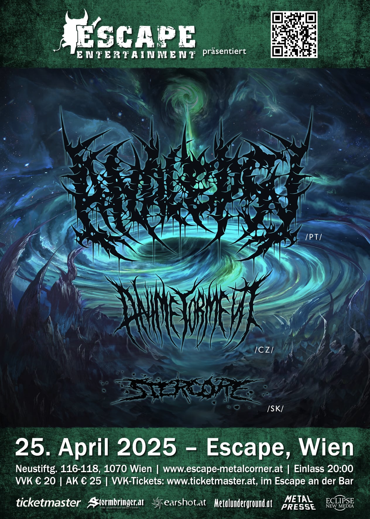 Analepsy | Anime Torment | Stercore am 25. April 2025 @ Escape Metalcorner.