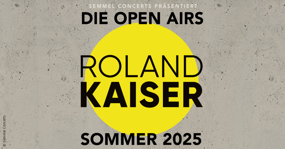 Roland Kaiser am 15. July 2025 @ Seebühne Mörbisch.