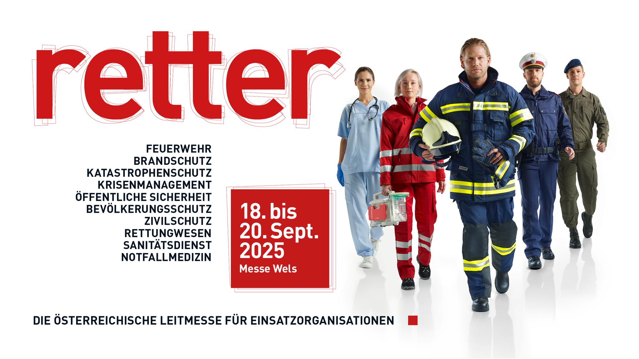 Retter 2025 am 18. September 2025 @ Messe Wels.