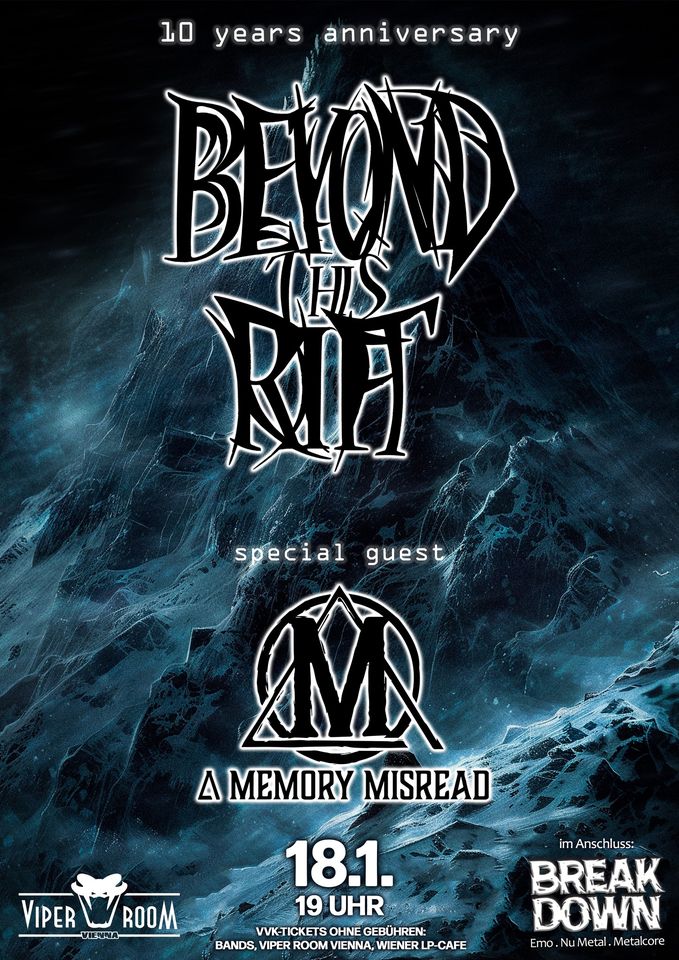 10 Jahre Beyond This Rift am 18. January 2025 @ Viper Room.