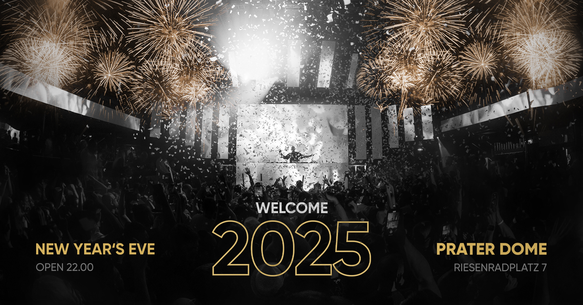 New Year's Eve am 31. December 2024 @ Prater Dome.