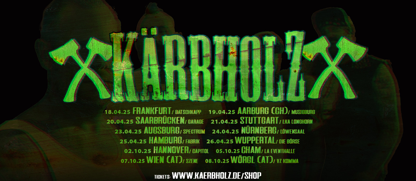 Kärbholz am 7. October 2025 @ Szene Wien.