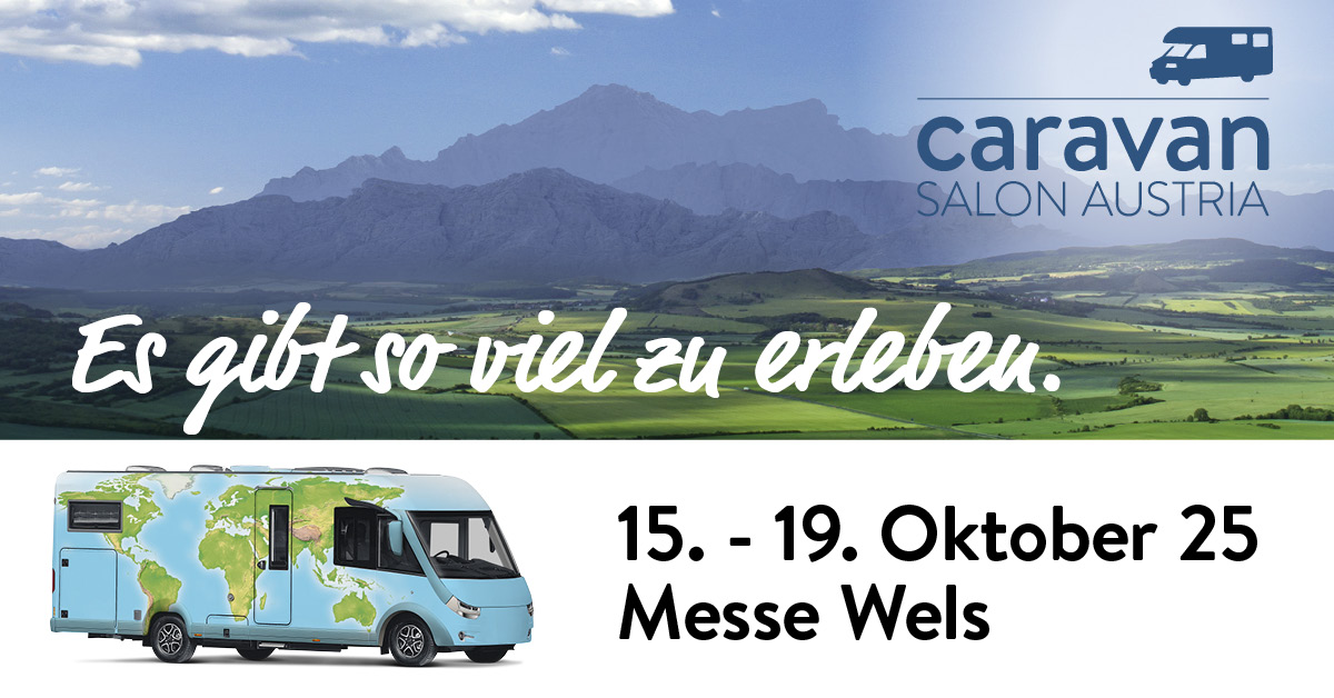 Caravan Salon Austria 2025 am 15. October 2025 @ Messe Wels.