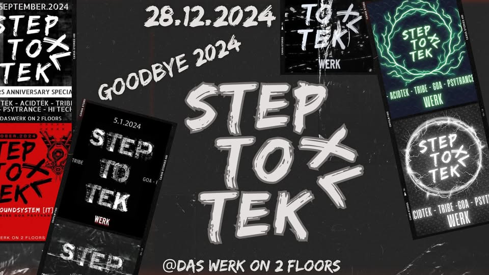 Step To Tek XL Goodbye2024 am 28. December 2024 @ Das Werk.