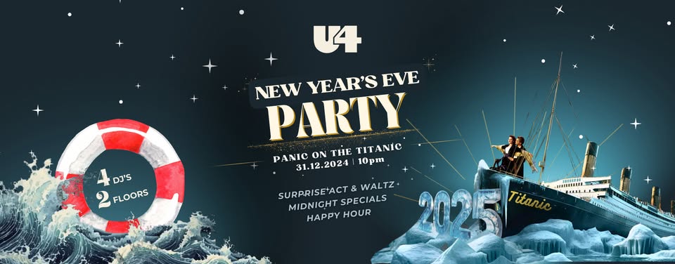 New Year's Eve 2024 am 31. December 2024 @ U4.