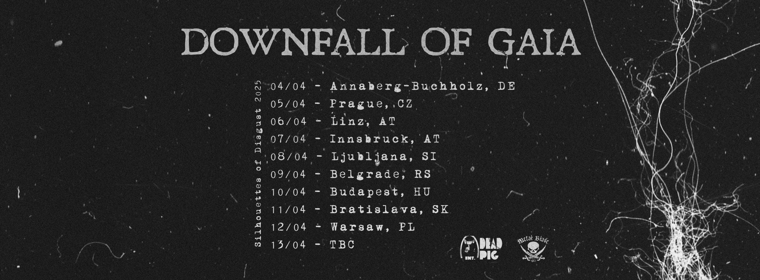 Downfall of Gaia am 6. April 2025 @ Kapu Linz.