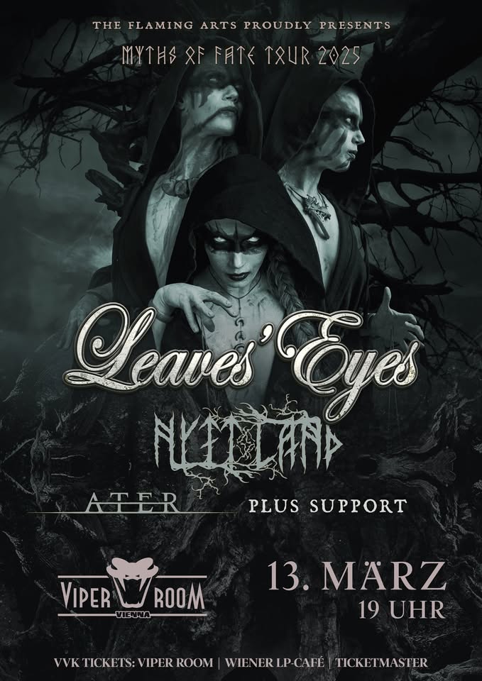 Leaves' Eyes, Nytt Land, Ater am 13. March 2025 @ Viper Room.