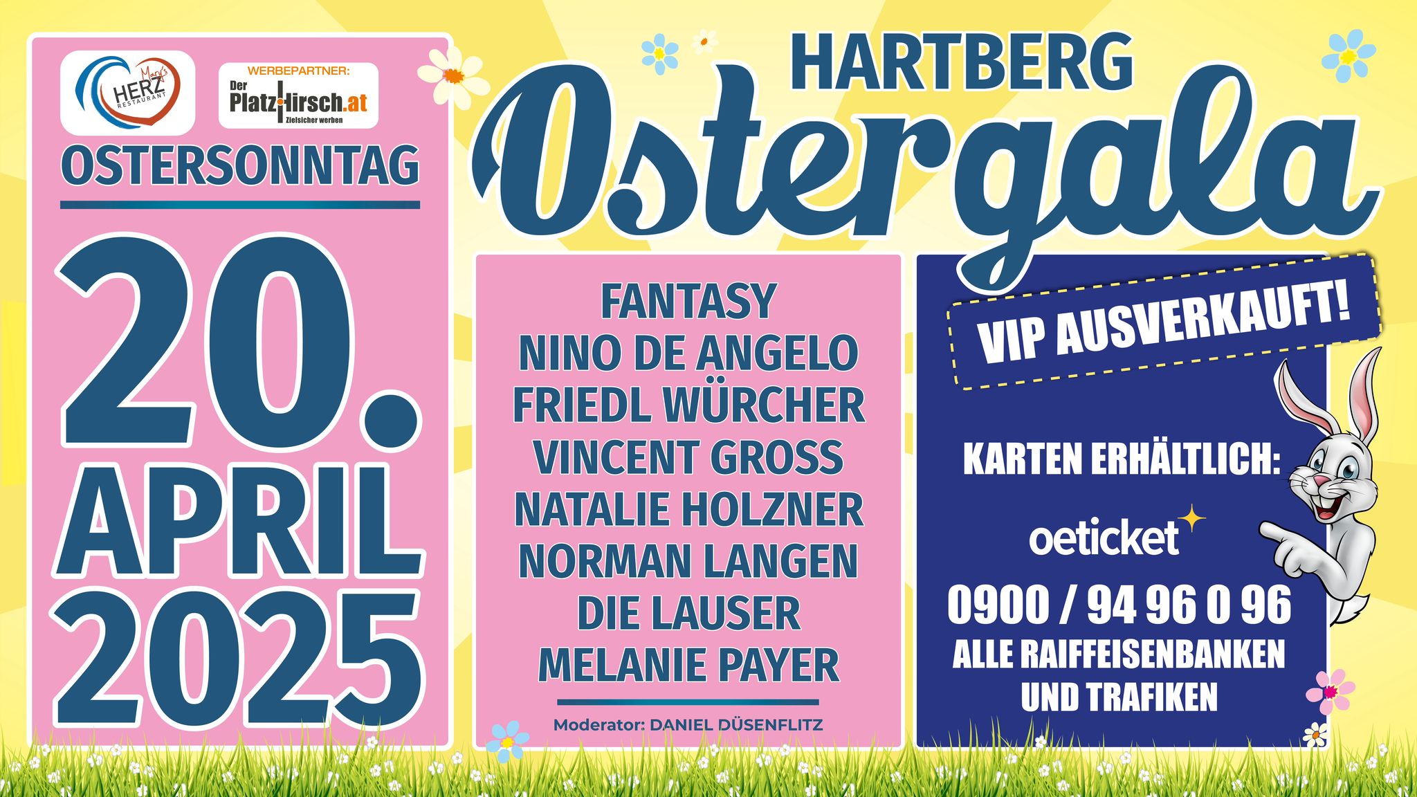 Ostergala 2025 am 20. April 2025 @ Stadtwerke-Hartberg-Halle.