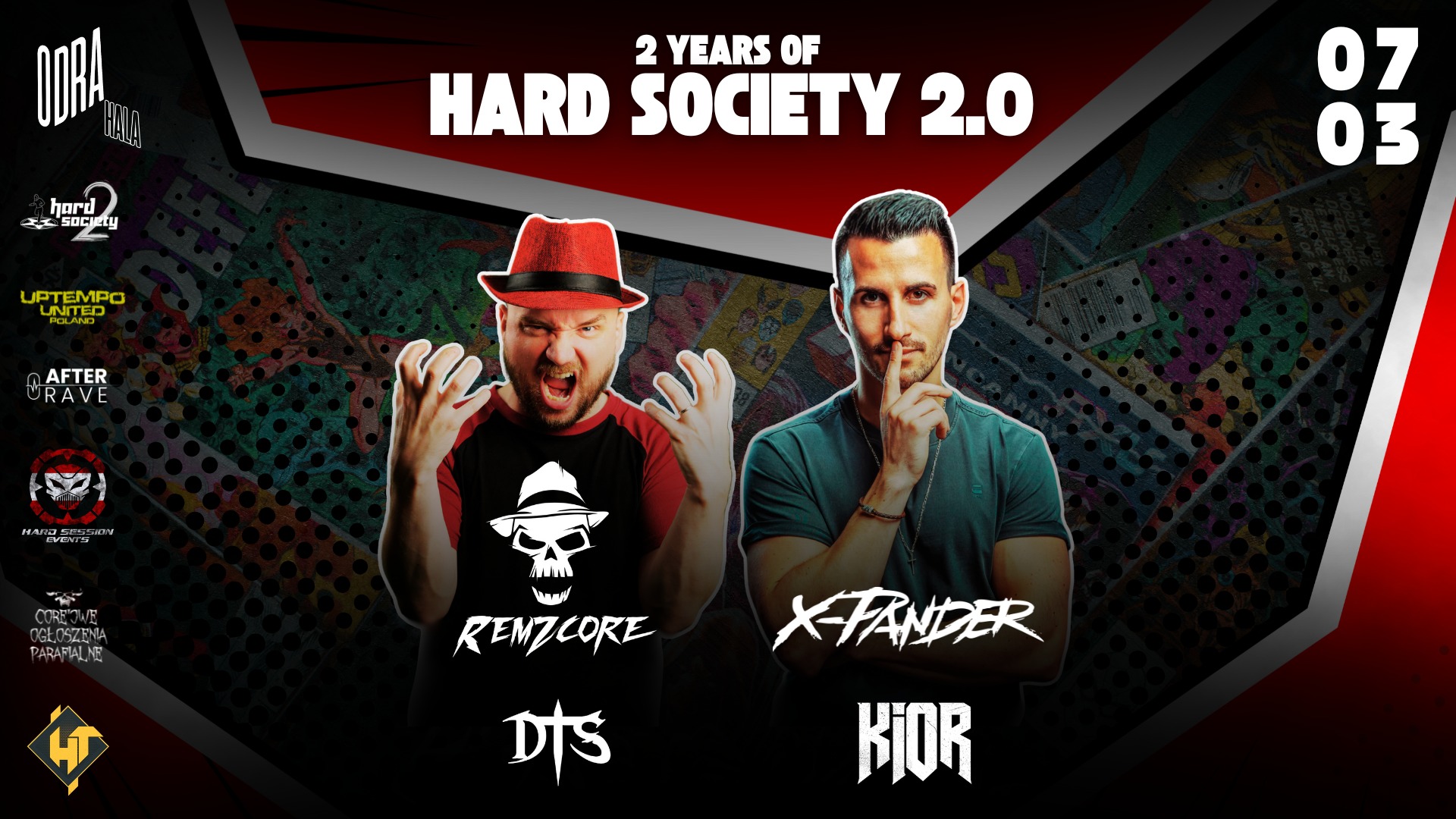 2 Years of Hard Society 2.0 am 7. March 2025 @ Hala Odra.