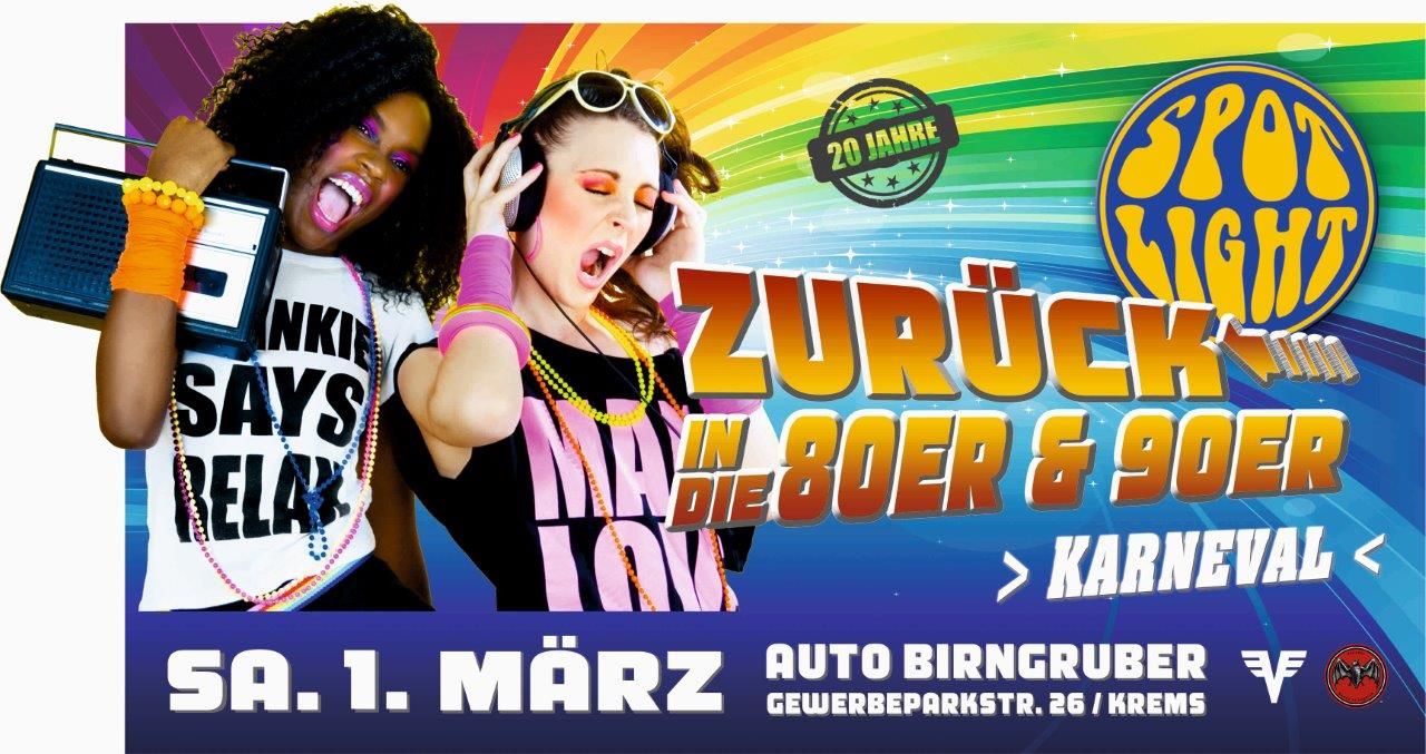 Spotlight Party - Karneval am 1. March 2025 @ Autohaus Birngruber.