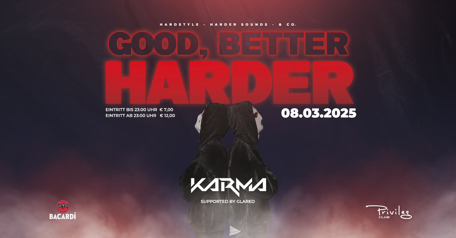 Good, Better, Harder am 8. March 2025 @ Club Privileg.