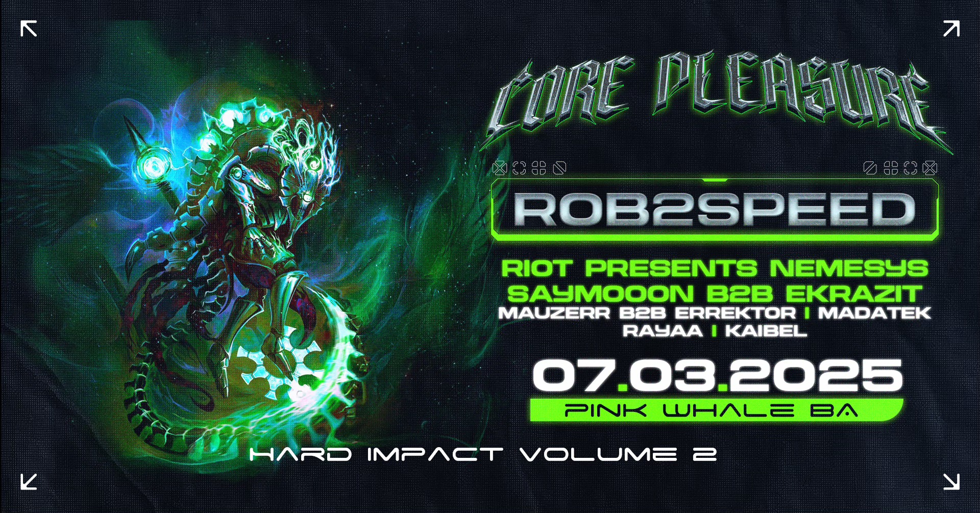 Hard Impact am 7. March 2025 @ Pink Whale.