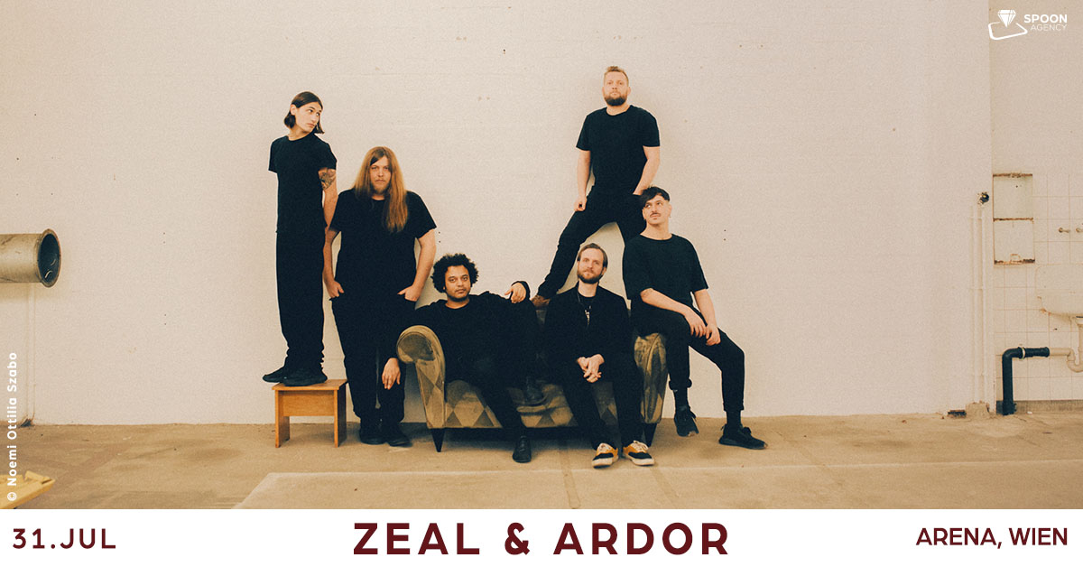 Zeal & Ardor am 31. July 2025 @ Arena Wien.