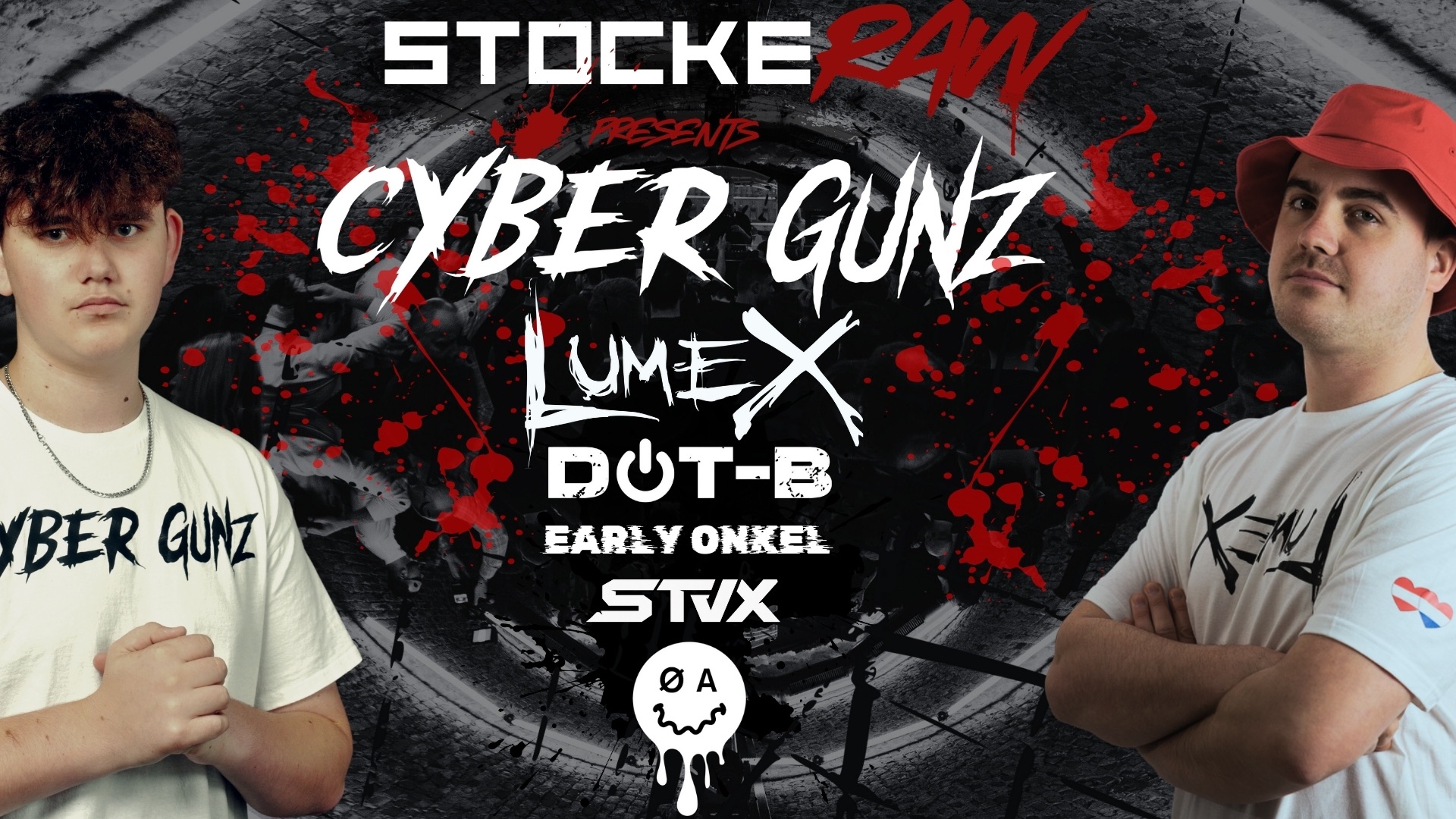 StockeRAW feat. CYBER GUNZ x LUMEX am 5. April 2025 @ Kupferdachl.