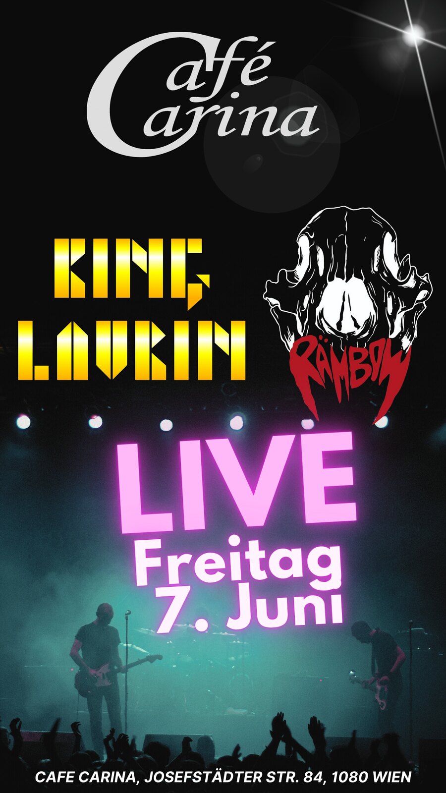 King Laurin am 8. June 2024 @ Café Carina.