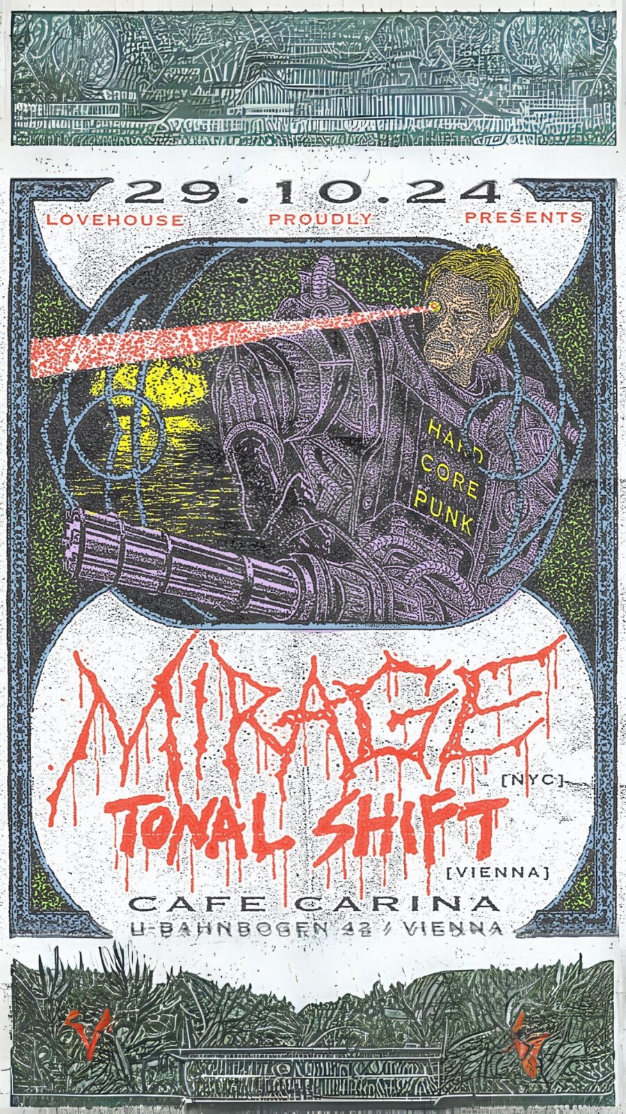 Mirage (NYC) // Tonal Shift (VIENNA) am 29. October 2024 @ Café Carina.