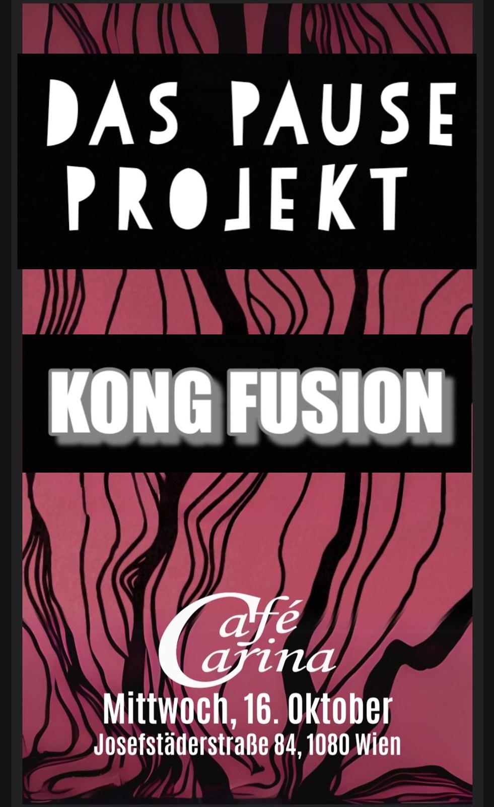 DasPauseProjekt | Kong Fusion am 16. October 2024 @ Café Carina.