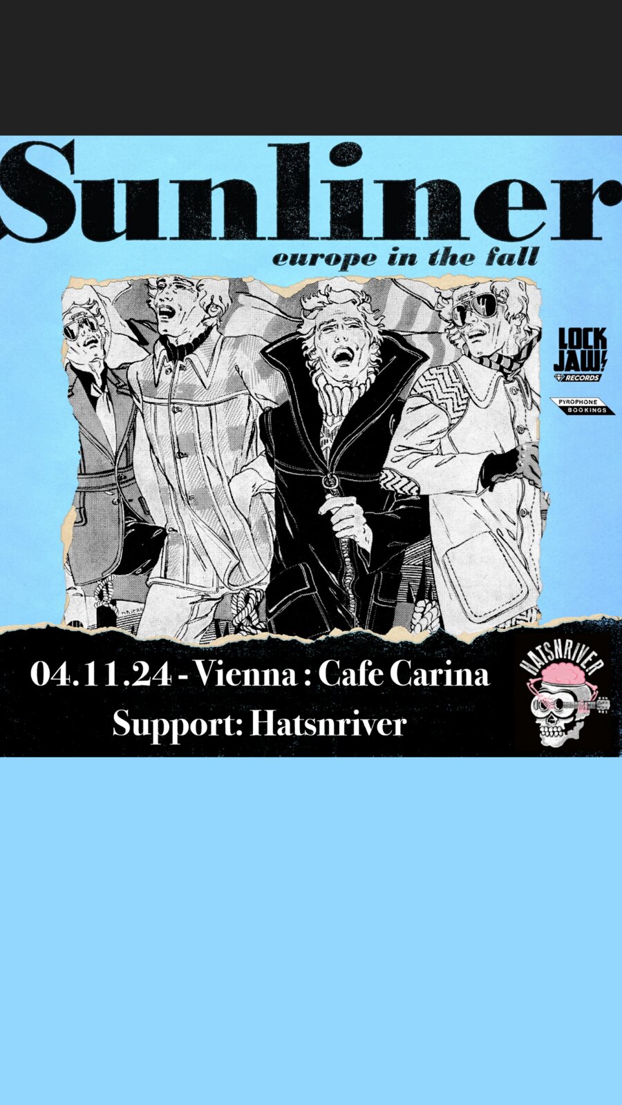 Sunliner (uk) | hatsnriver (at) am 4. November 2024 @ Café Carina.