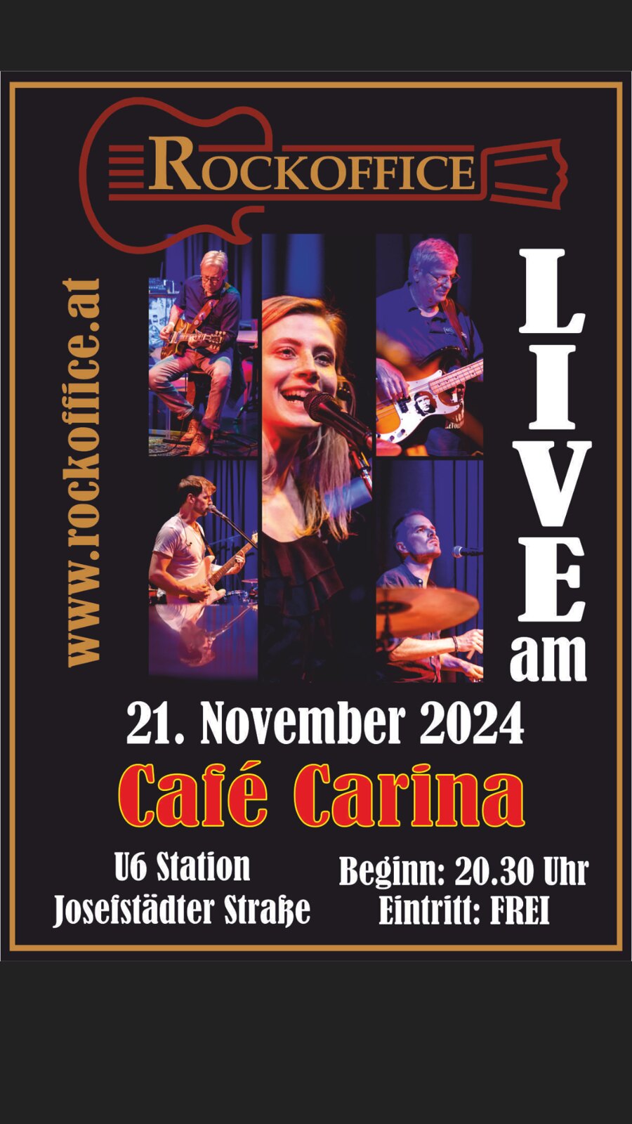 Rockoffice am 21. November 2024 @ Café Carina.