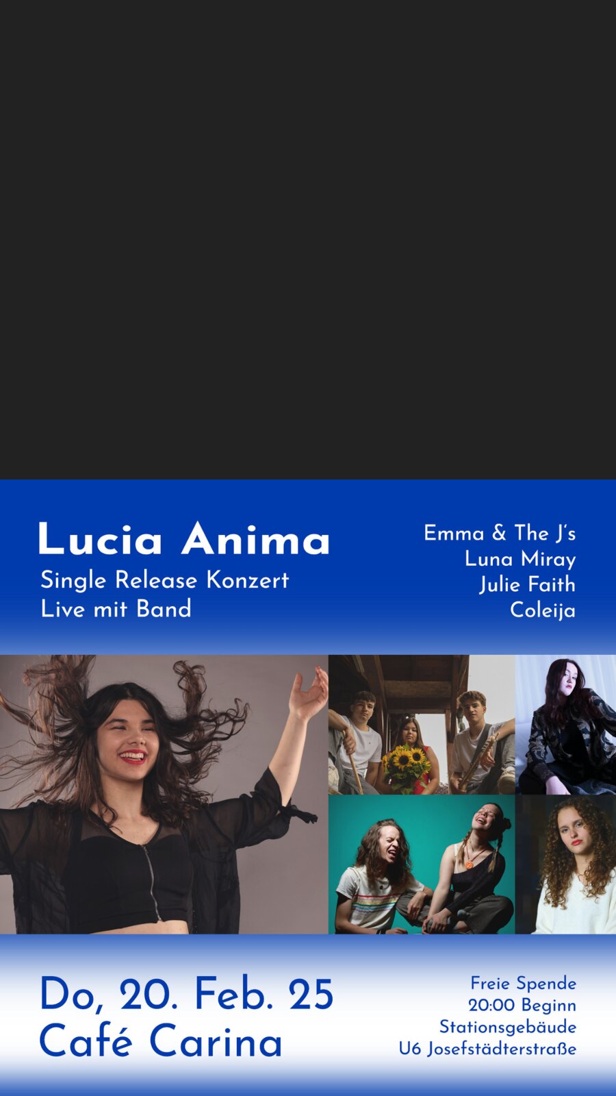 Lucia Anima am 20. February 2025 @ Café Carina.