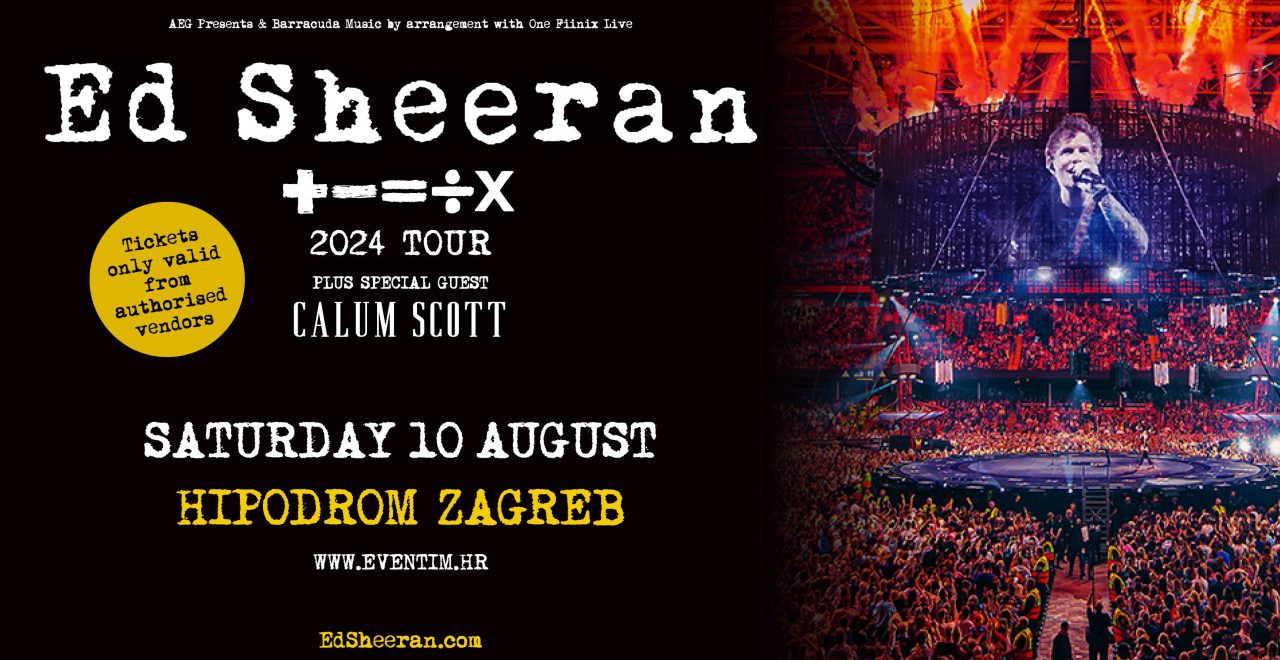 Ed Sheeran am 10. August 2024 @ Hipodrom Zagreb.