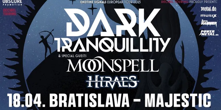 Dark Tranquillity am 18. April 2025 @ Majestic Music Club.