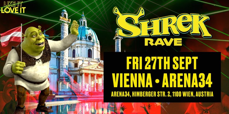 Shrek Rave am 27. September 2024 @ Arena 34.