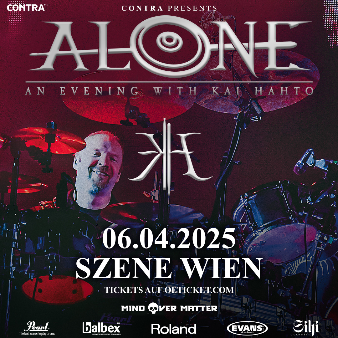 Alone - An Evening With Kai Hahto am 6. April 2025 @ Szene Wien.