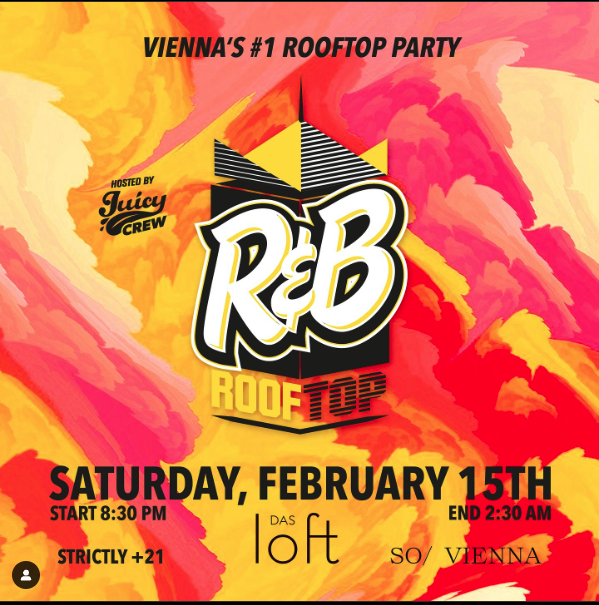 RnB Rooftop Party am 15. February 2025 @ Das LOFT.