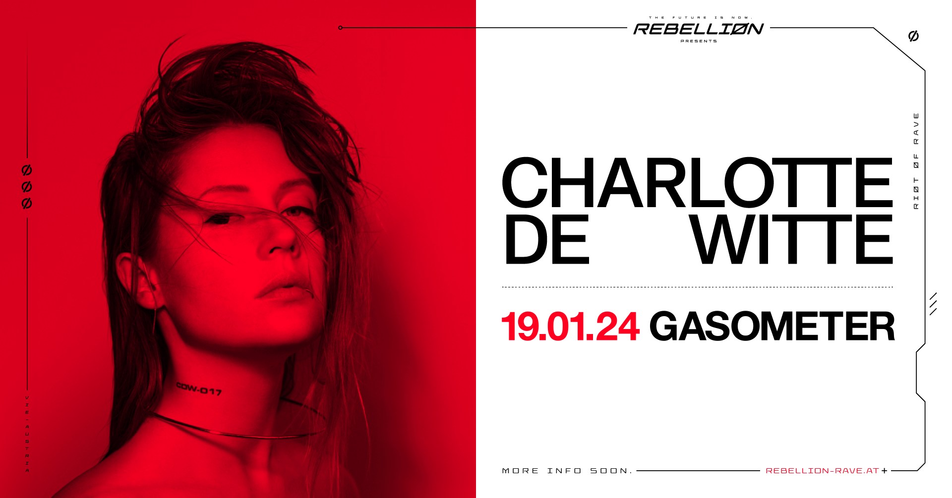 CHARLOTTE DE WITTE am 19. January 2024 @ Raiffeisen Halle (früher: Planet.tt Gasometer).