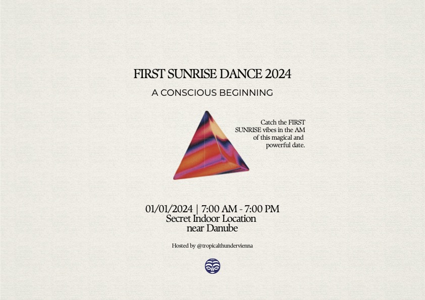 First Sunrise Dance 2024 am 1. January 2024 @ USUS am Wasser.