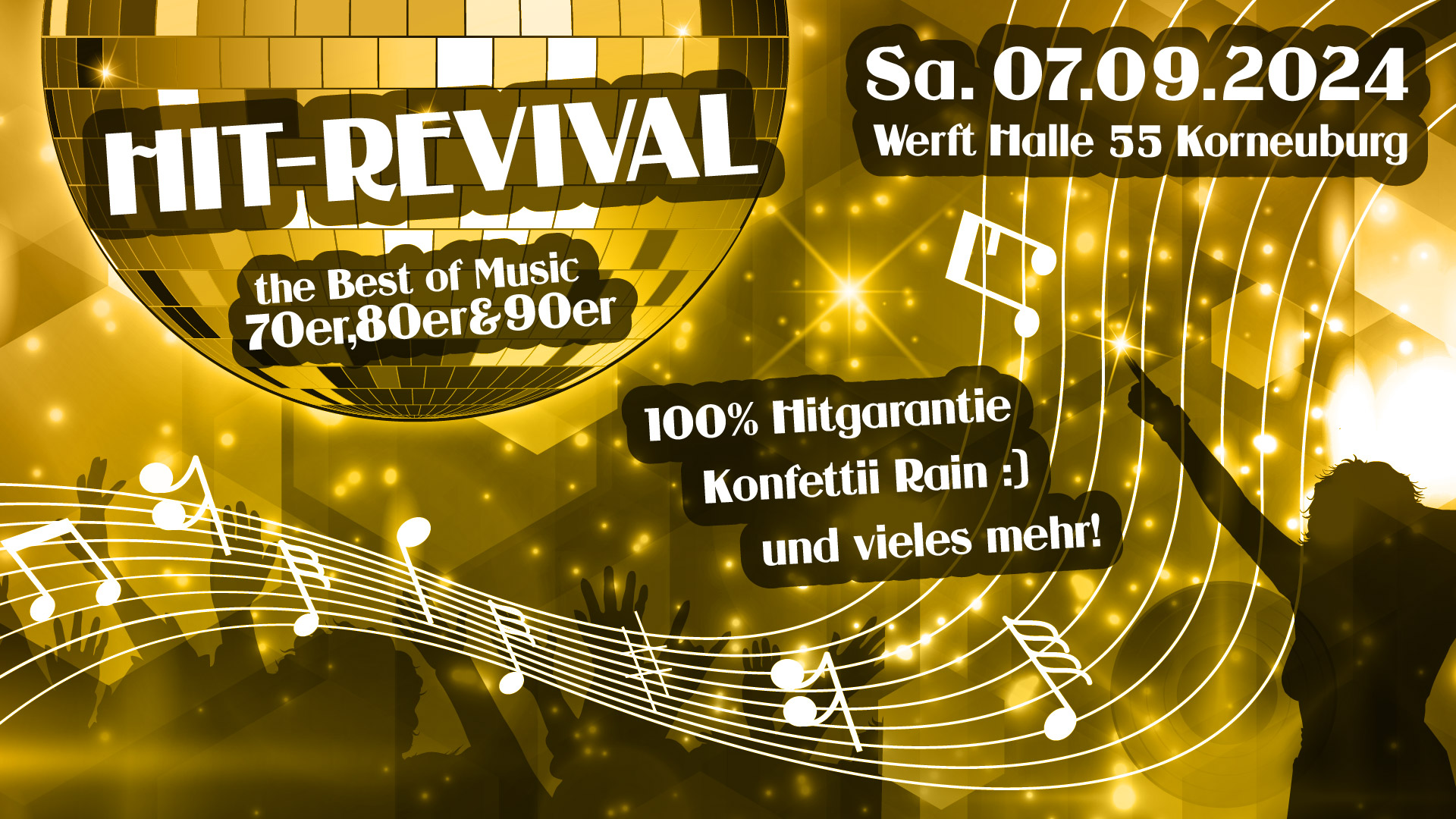 Hit-Revival am 7. September 2024 @ Werft Korneuburg.