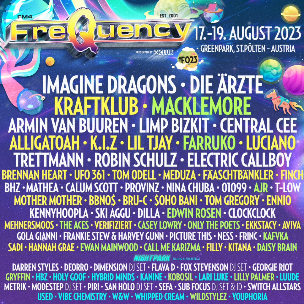 FM4 Frequency 2023 Line Up Phase 4 ist da! Return of the Mack