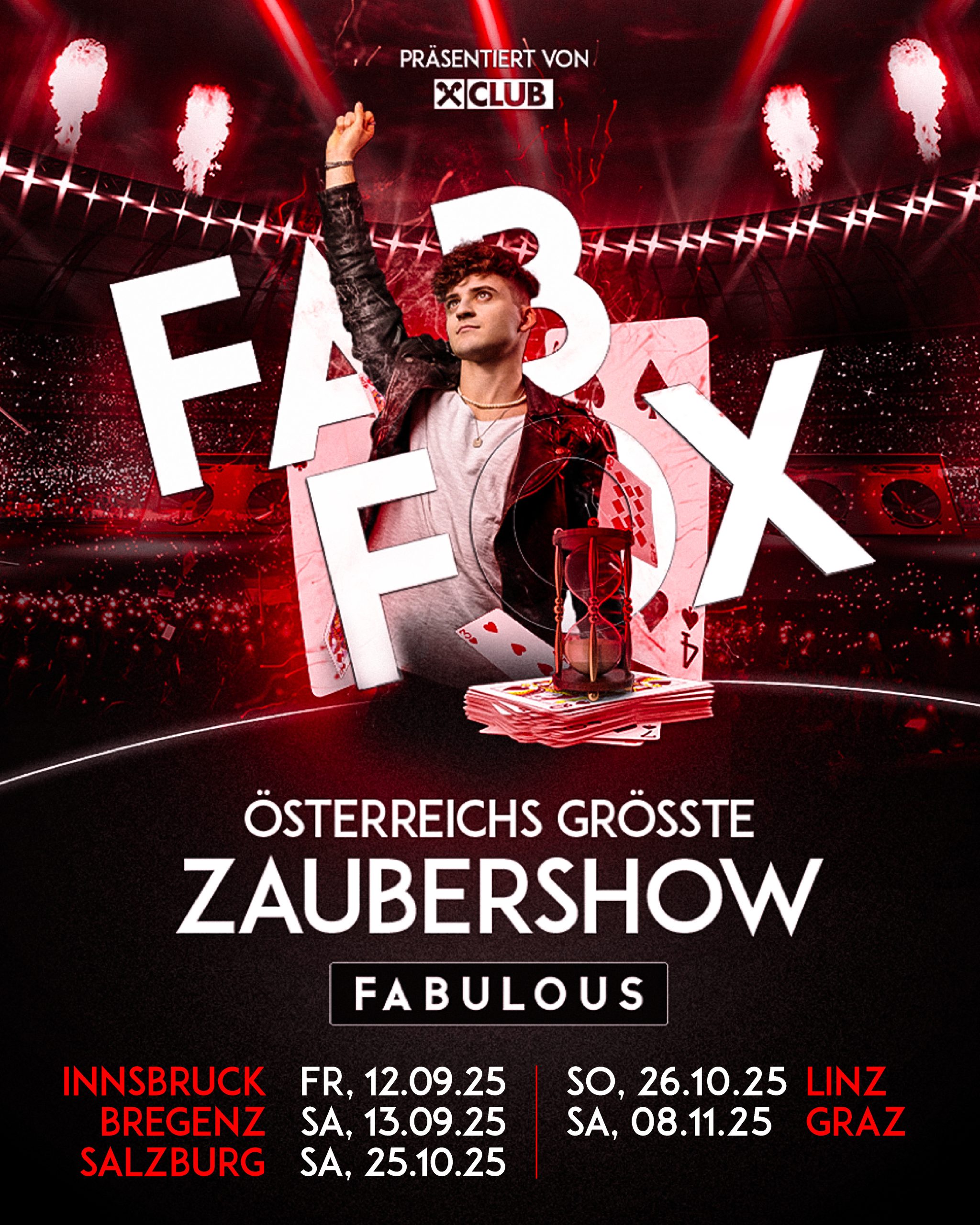 Fab Fox am 8. November 2025 @ Stadthalle Graz.