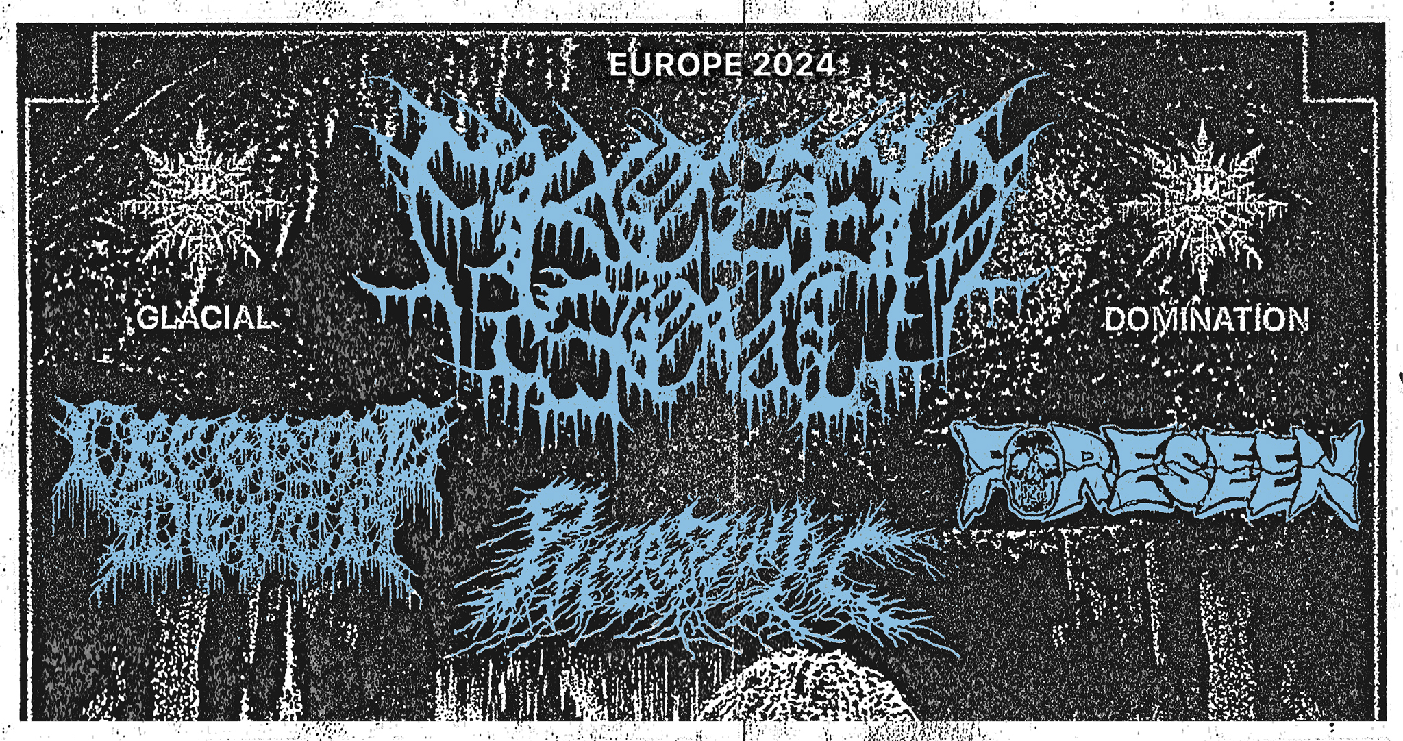 FROZEN SOUL (us) + CREEPING DEATH (us) + FORESEEN (fin) + PHOBOPHILIC (us) am 21. February 2024 @ Arena Wien - Kleine Halle.