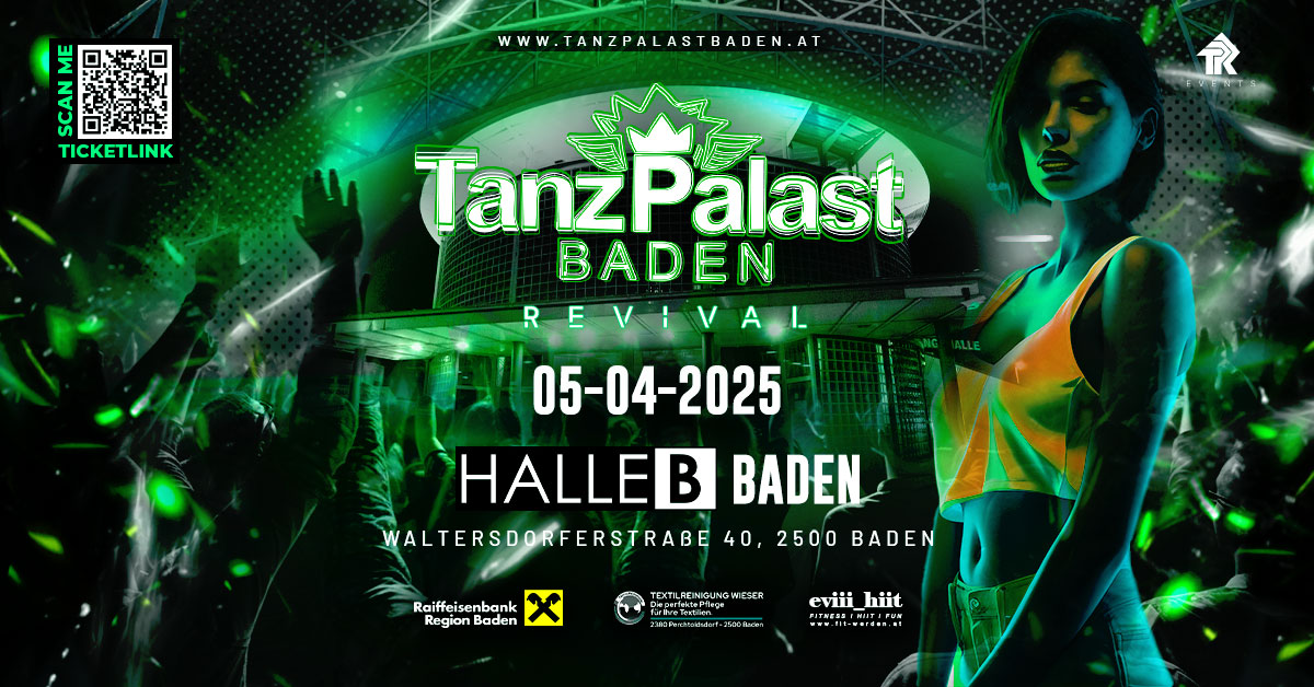 Tanzpalast Baden Revival - Das Original am 5. April 2025 @ Halle B.