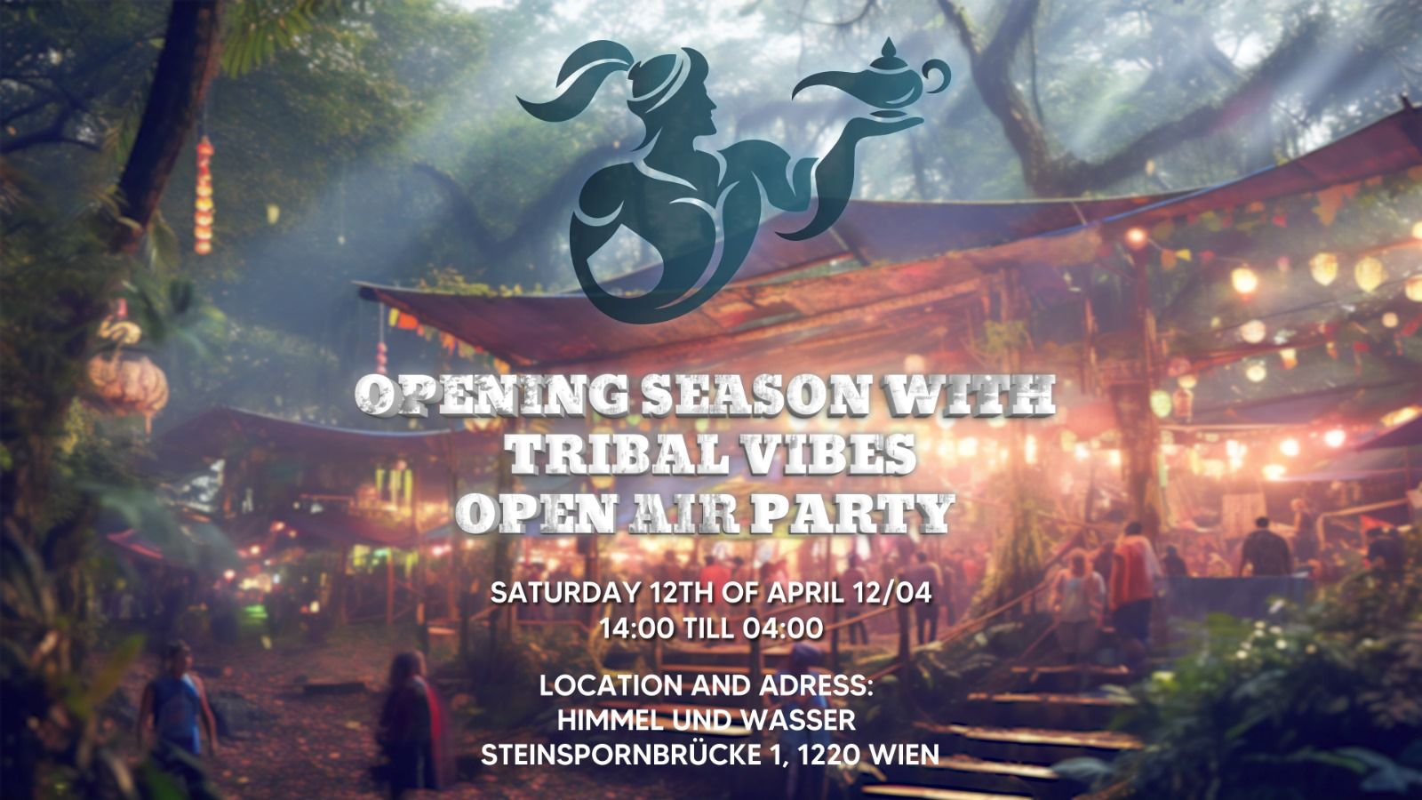 Tribal Vibes Open Air Party am 12. April 2025 @ Himmel & Wasser.