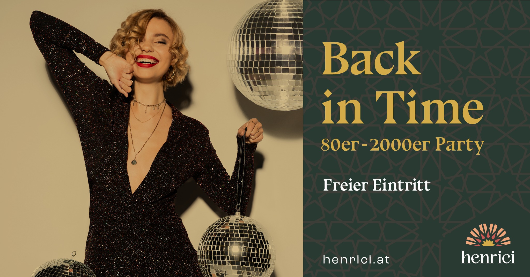 Back in Time - 80er - 2000er Party am 7. March 2025 @ HENRICI.