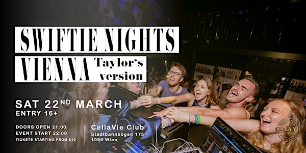 SWIFTIE NIGHTS VIENNA am 22. March 2025 @ CellaVie Aviation Club & Lounge.