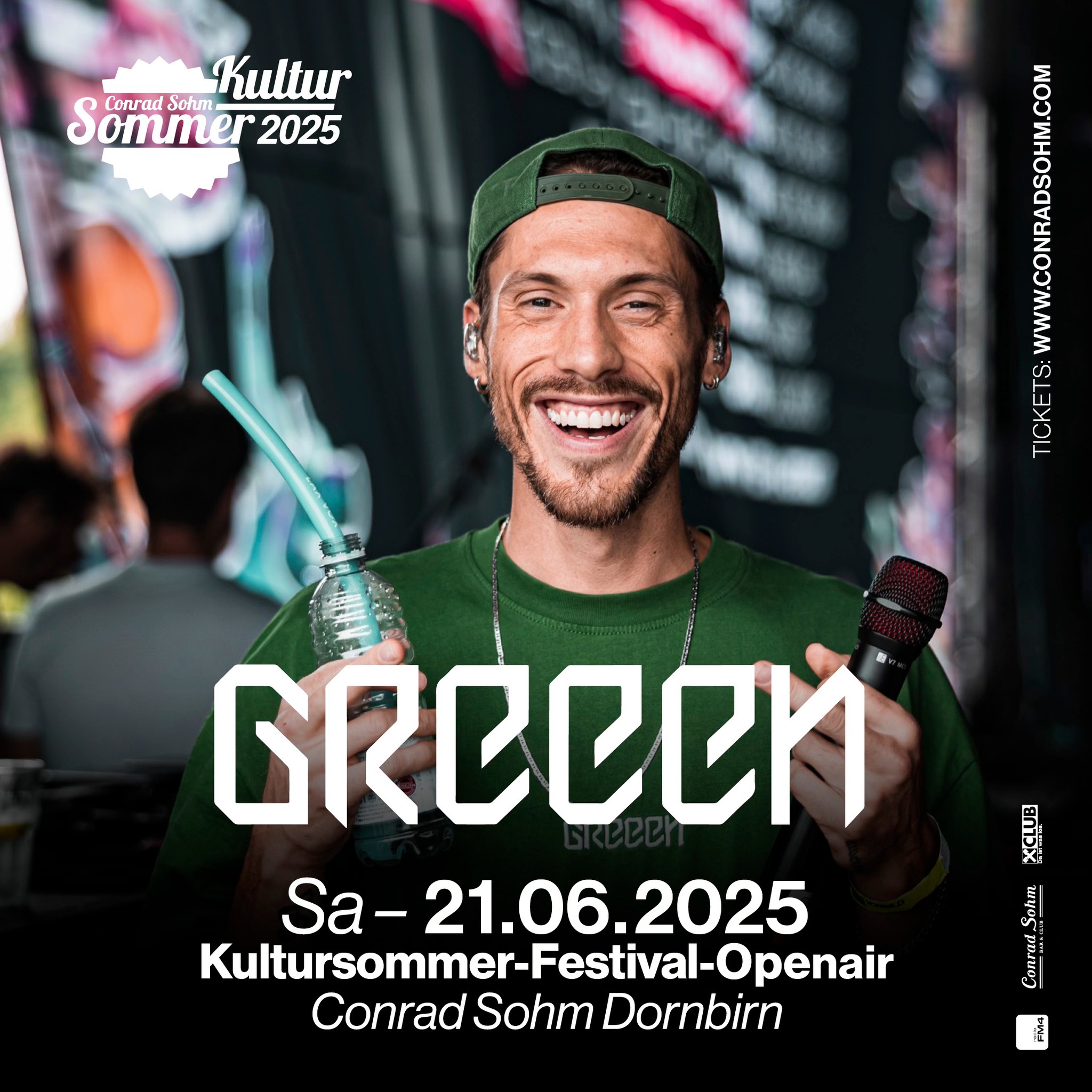 GReeeN am 21. June 2025 @ Conrad Sohm.