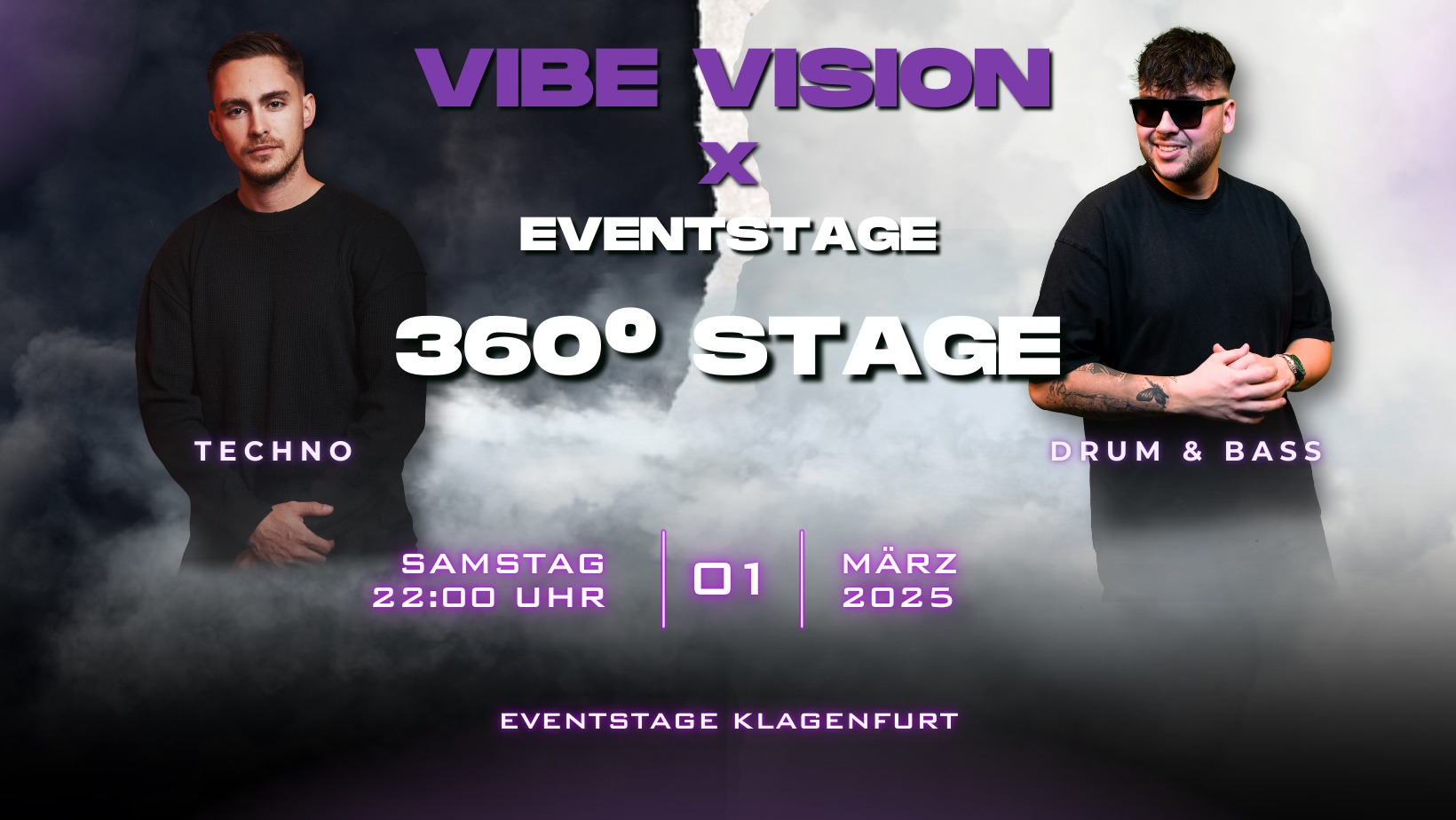 Vibe Vision - 360° Stage am 1. March 2025 @ Eventstage Klagenfurt.