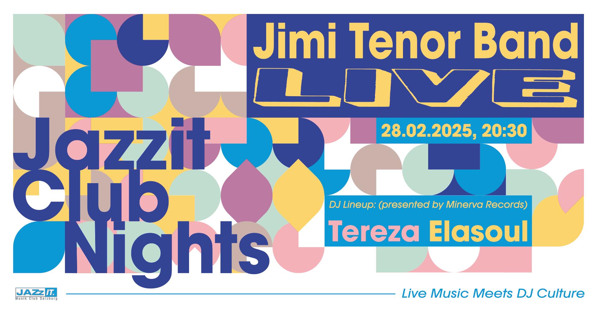 Jazzit Club Nights am 28. February 2025 @ Jazzit:Musik:Club.