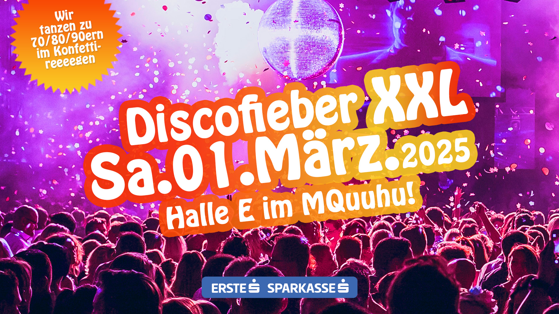 Discofieber XXL am 1. March 2025 @ Museumsquartier, Halle E.