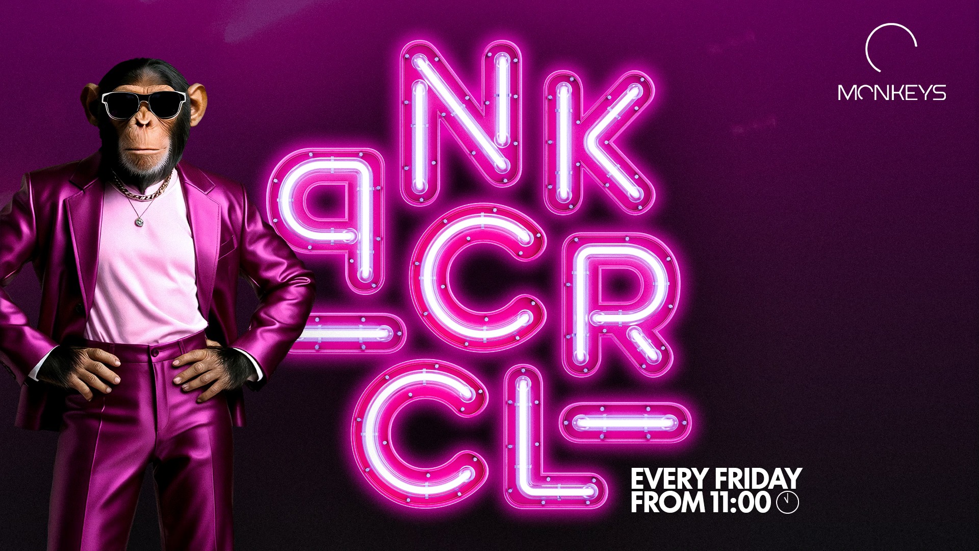 PNK CRCL - The Classic Friday am 14. February 2025 @ Monkeys.