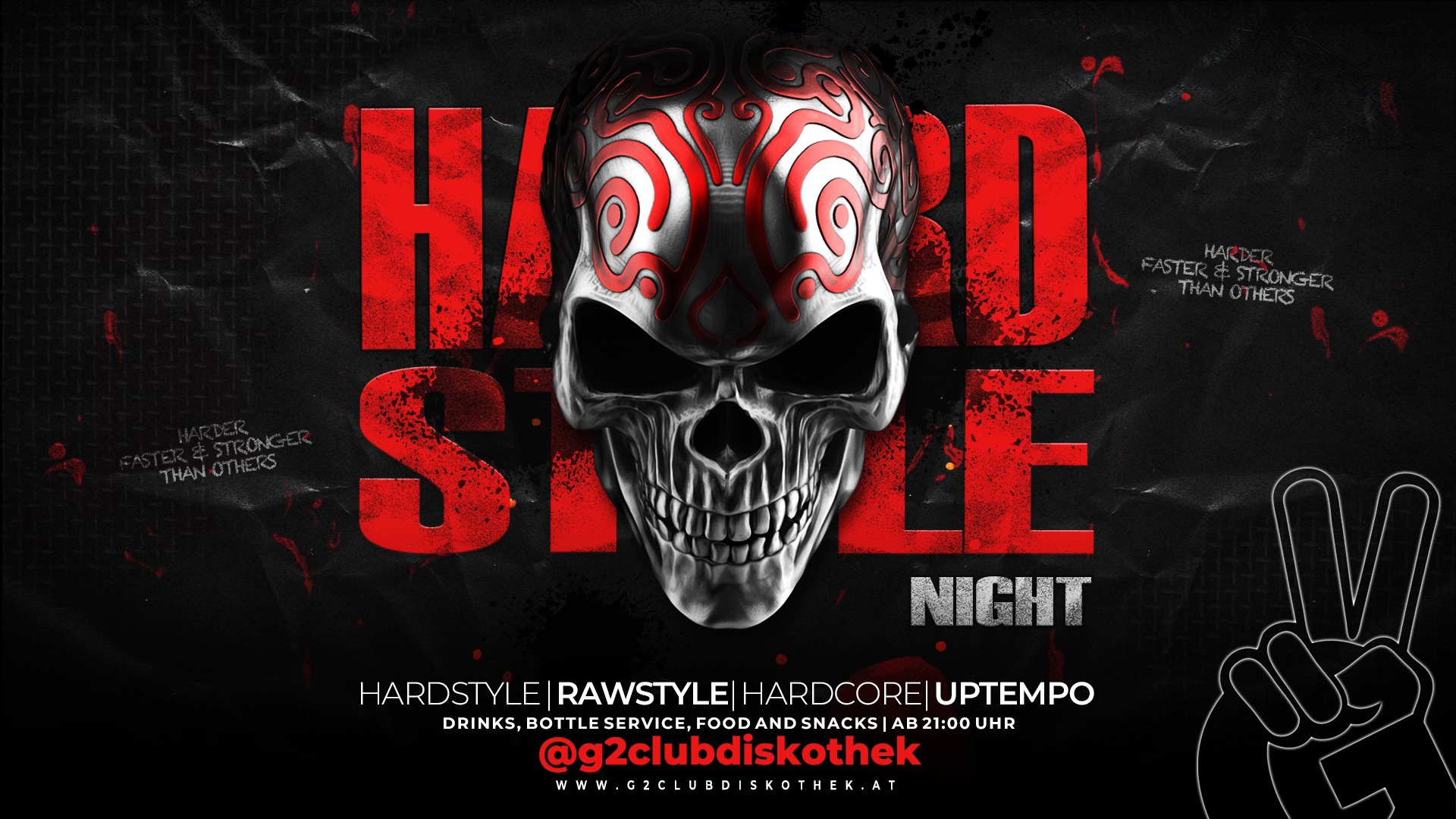 Hardstyle Night am 28. February 2025 @ G2 Club Diskothek.