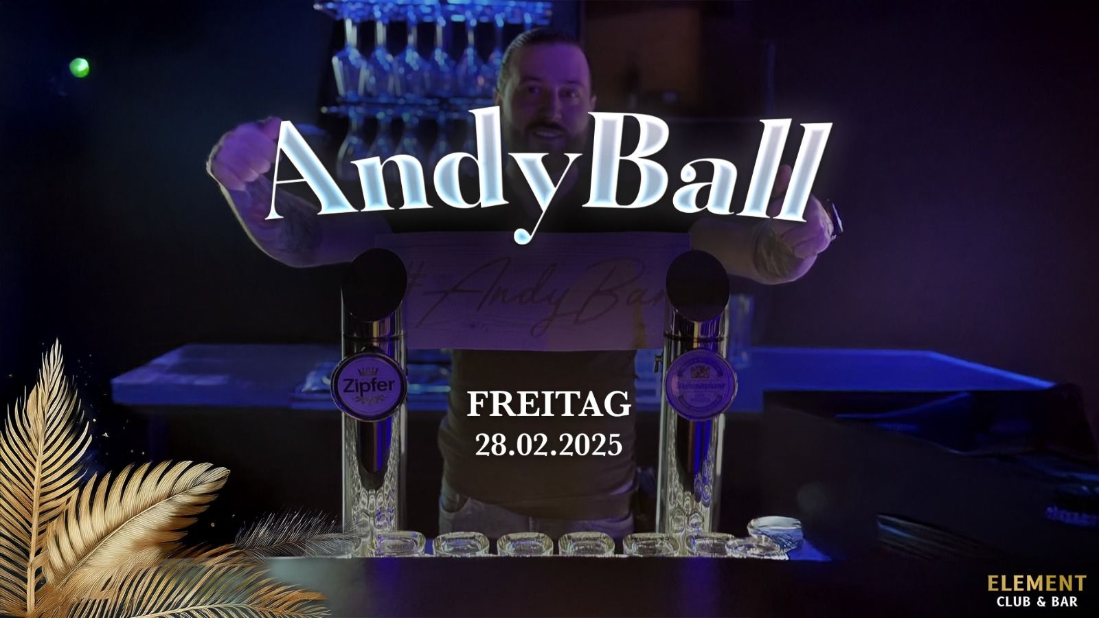 Andyball – Die Faschingsparty des Jahres! am 28. February 2025 @ Element Club & Bar.