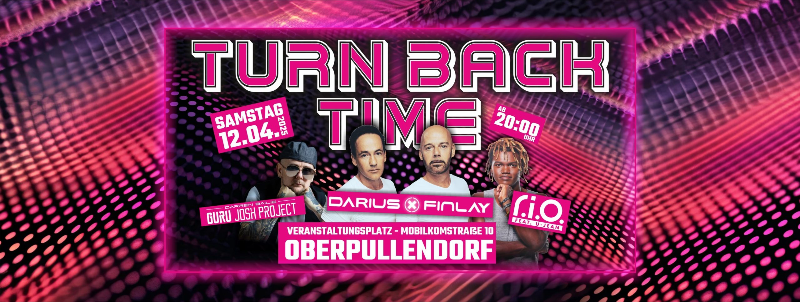 Turn Back Time am 12. April 2025 @ Veranstaltungsplatz.