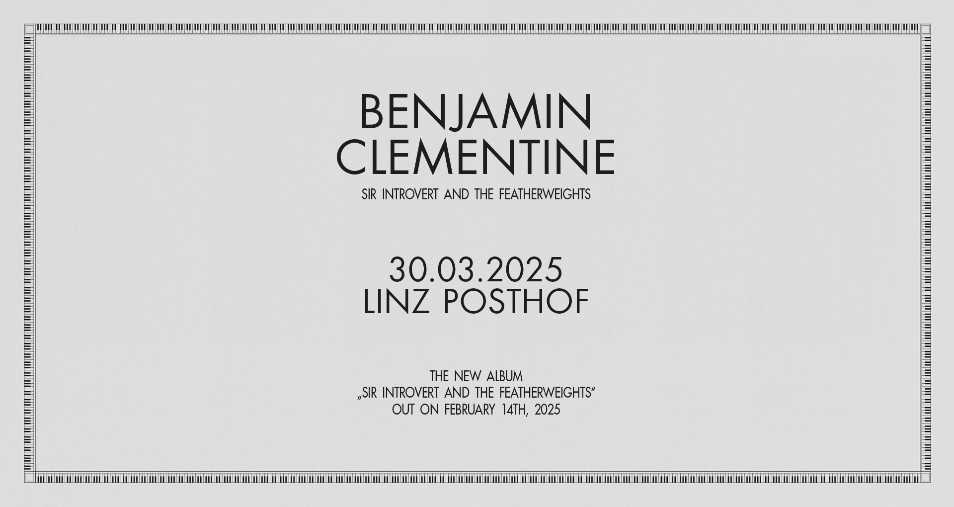 Benjamin Clementine am 30. March 2025 @ Posthof Linz.