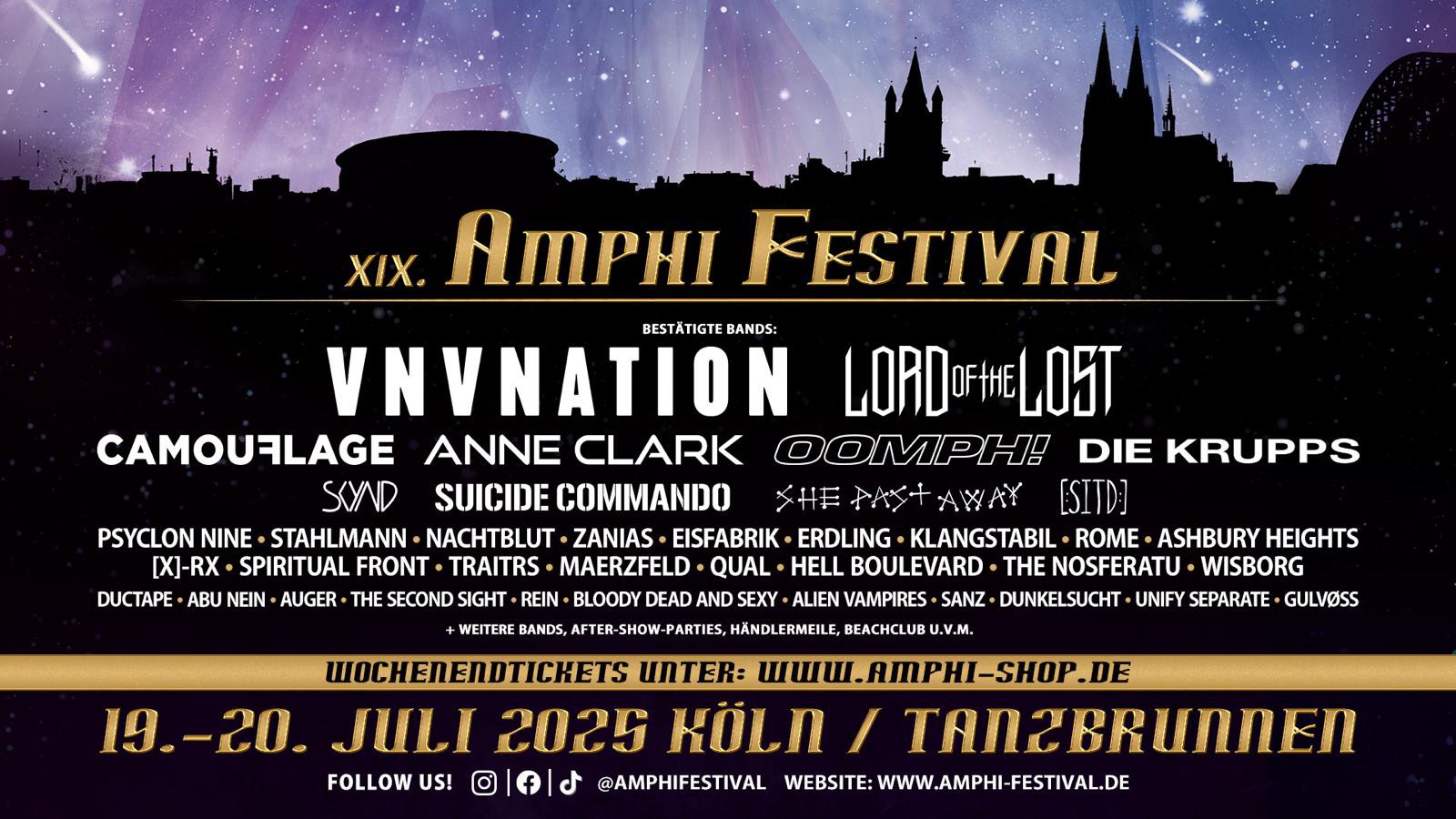 Amphi Festival 2025 am 19. July 2025 @ Tanzbrunnen.