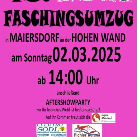 45. Faschingsumzug in Maiersdorf